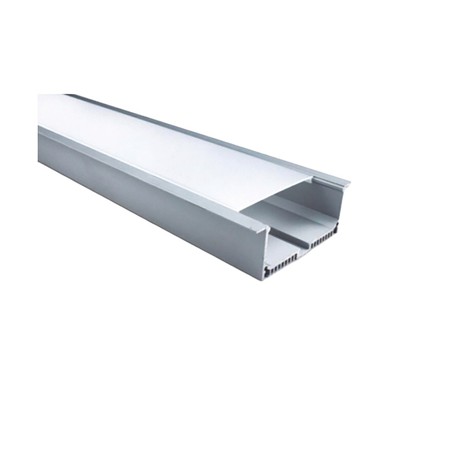 Profilé Aluminium Encastrable 2m Diffuseur Opaque intérieur 12mm (l) 25 x (H) 14 x (F) 16mm