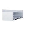 Profilé Aluminium U Saillie 2m Diffuseur Opaque intérieur 50mm (l) 55 x (H) 33mm