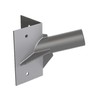 Support d'angle pour fixation murale Gris Ø60mm