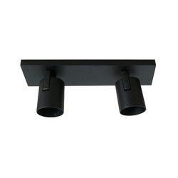 Applique Natan 2X GU10 - Noir