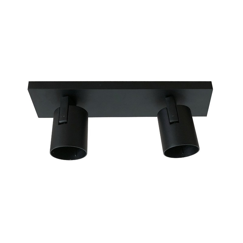 Applique Natan 2X GU10 - Noir