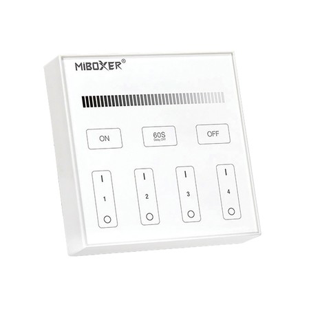 Panneau Wireless 4 Zones Touch Dimming B1