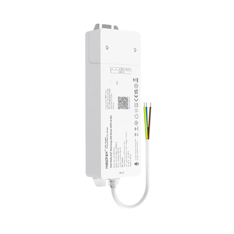 Contrôleur Bandeau RGB+CCT conSources 24V 75W avec WiFi WL5-P75V24