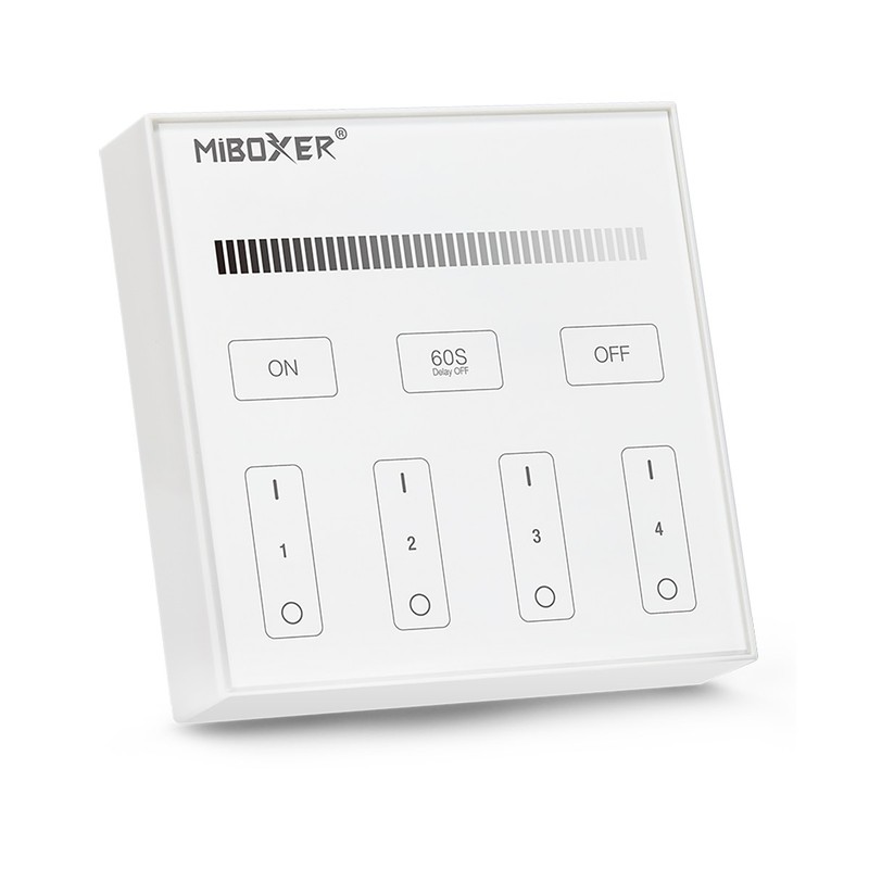 Panneau Wireless 4 Zones Touch Dimming T1