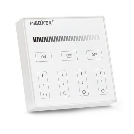 Panneau Wireless 4 Zones Touch Dimming T1