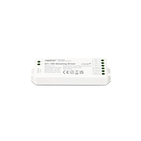 Contrôleur Bandeau Blanc 0/1-10V + Push Dimmable + Wireless 12A LS4