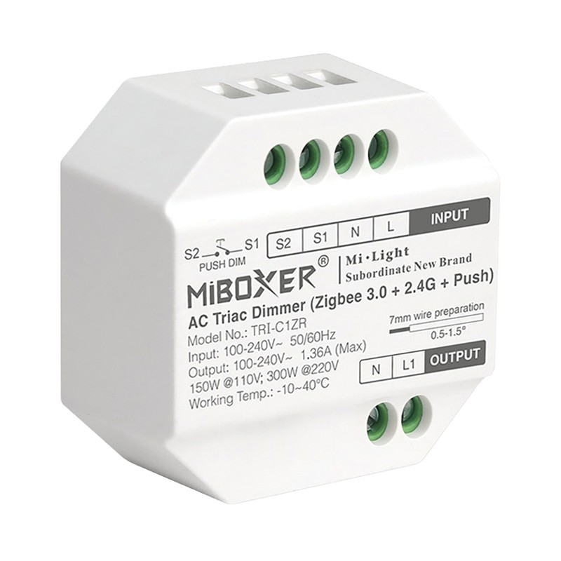 Module Triac + Push Dimmablem + Wireless + ZigBee 300W