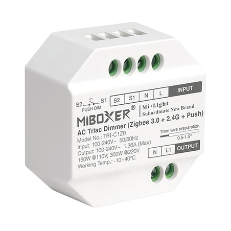 Module Triac + Push Dimmablem + Wireless + ZigBee 300W