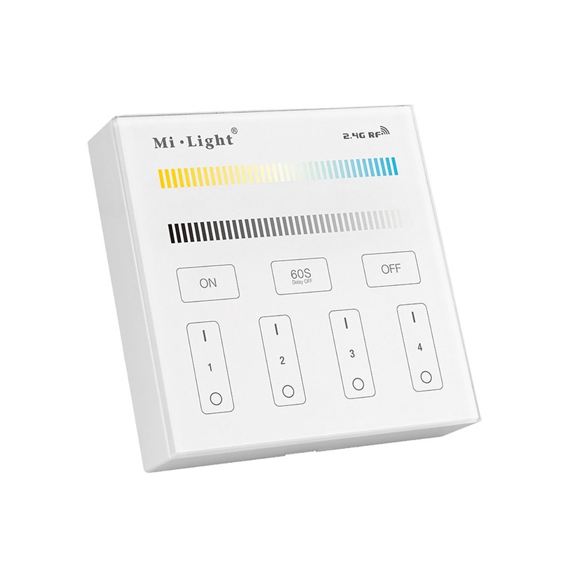 Panneau Wireless4ZonesTouchDimmingCCTControllerB2