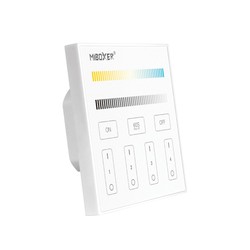 Panneau Wireless 4 Zones Touch Dimming CCT Controller T2
