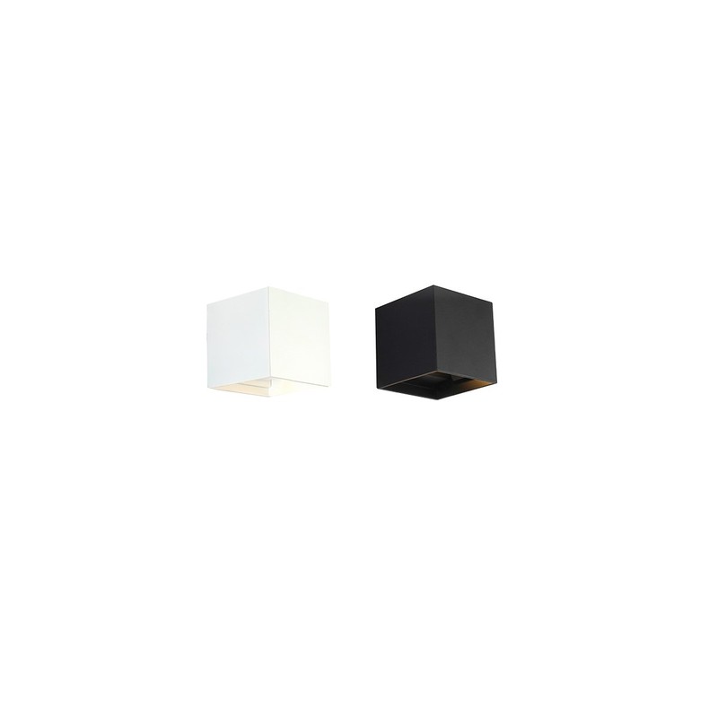 6W Cube IP20 - Noir