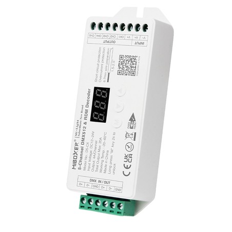 Contrôleur Bandeau RGB/CCT DMX512 RDM 20A D5-CX