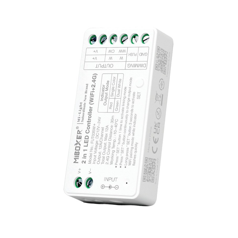 Contrôleur Bandeau Blanc/CCT FUT035W + (WiFi+2.4GHz)