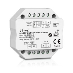 Module 0-10V/1-10V ZigBee+RF+Push Dimmable