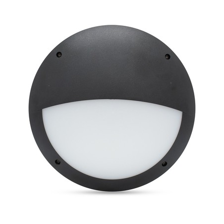 Plafonnier Half Moon 15W - Noir CCT IP66 IK10
