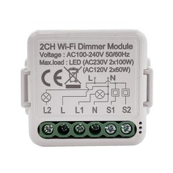Module Mini TRIAC 2 Sorties WiFi+Push Smart