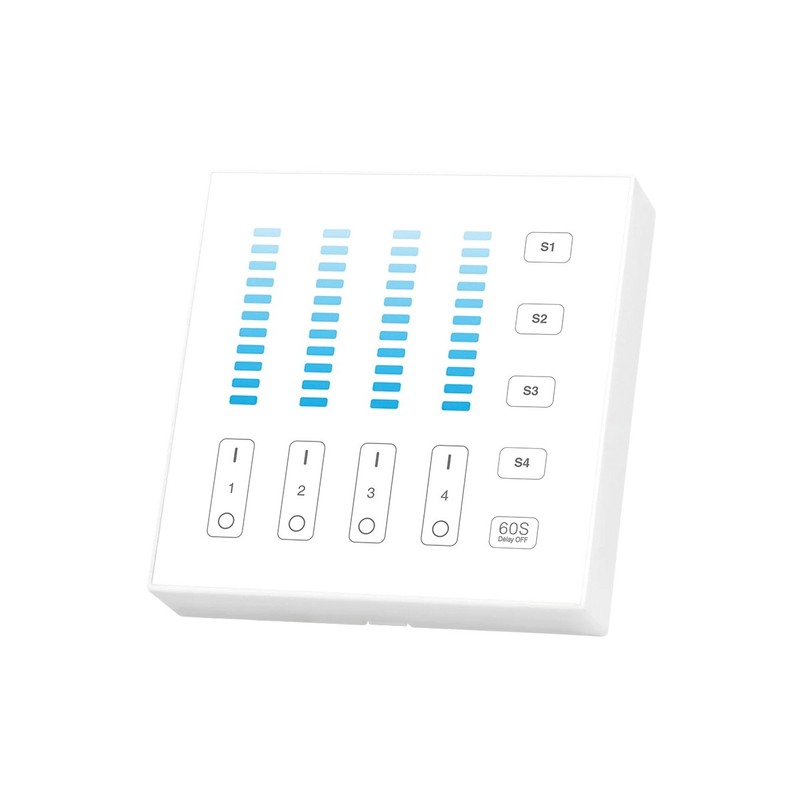 Panneau Wireless 4 Zones Touch Dimming B5