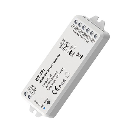 Contrôleur Bandeau Pixel/SPI RGB/RGBW WiFi+Wireless