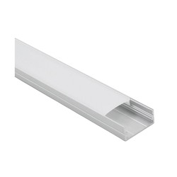 Profilé Aluminium Saillie intérieur 20mm 2m (l) 23.5 x (H) 10mm