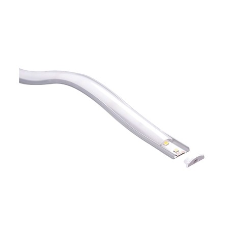 Profilé Aluminium Saillie Flexible intérieur 13.2 mm (l) 18 x (H) 6.4mm