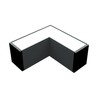 L Connecteur 13W Diffuseur Opaque - Noir