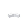 120º L Connecteur 13W Diffuseur Opaque - Blanc
