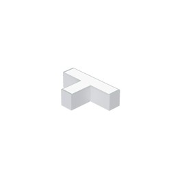 T Connecteur 18W Diffuseur Opaque - Blanc