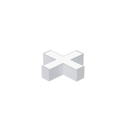 X Connecteur 25W Diffuseur Opaque - Blanc