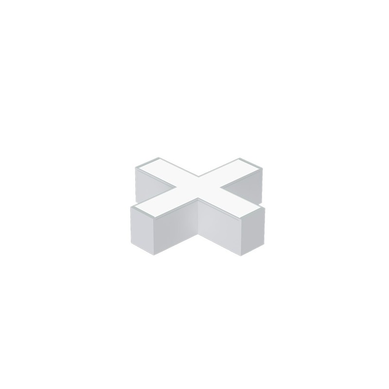 X Connecteur 25W Diffuseur Opaque - Blanc