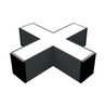 X Connecteur 25W Diffuseur Opaque - Noir