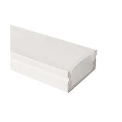 Profilé Aluminium Blanc Saillie intérieur 12.3mm (l) 17.3 x (H)7.60mm