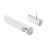 Profilé Aluminium Tubulaire 320º Diffuseur Opaque 30mm