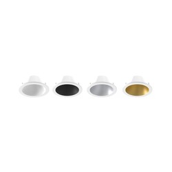Réflecteur Rond Blanc - Intérieur Argent