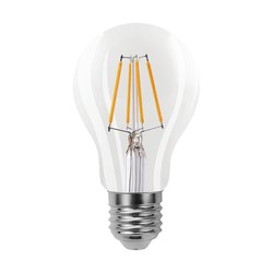 10W A60 Filament LED E27 Verre Dimmable