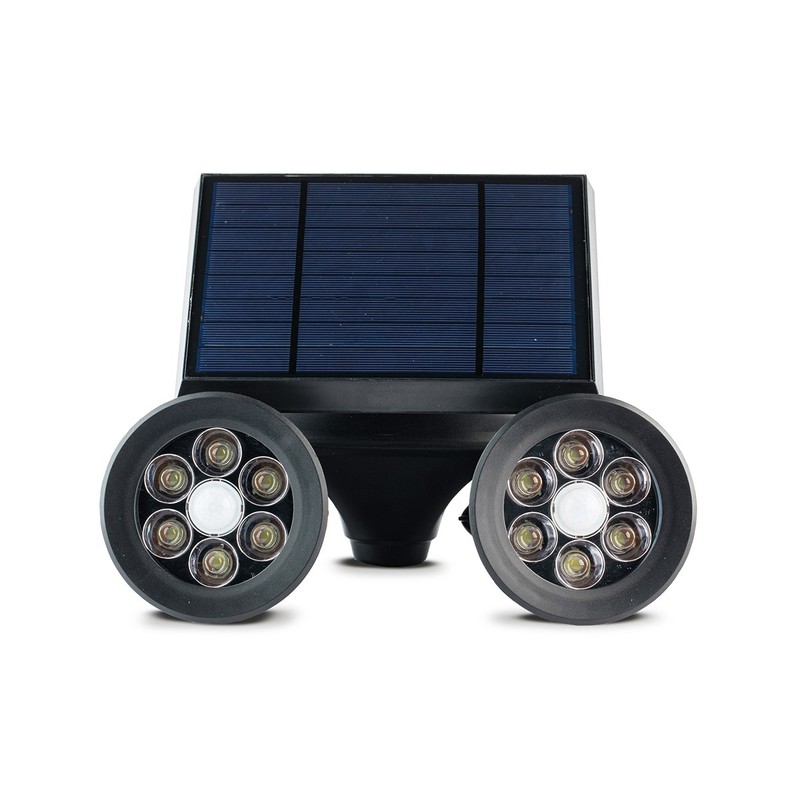 Leo Solar 5W 6000K Noir IP65