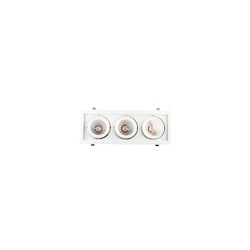 Quant 3x30W 475x175mm 36º CCT IP20 Blanc
