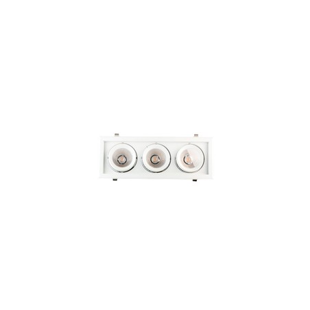 Quant 3x30W 475x175mm 36º CCT IP20 Blanc