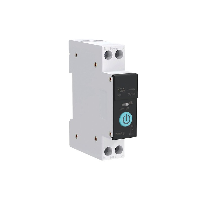 Disjoncteur WiFi Intelligent 16A avec Compteur d'Énergie