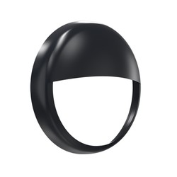 Anneau demi-visière Noir pour plafonnier RUMU