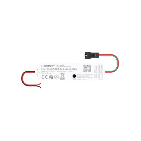 Mini Contrôleur Ruban SPI Single/RGB/RGBW 2.4GHz + Push SPIR3M