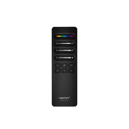 Commande Wireless fil simple/RVB/RVBW Noir C6-B