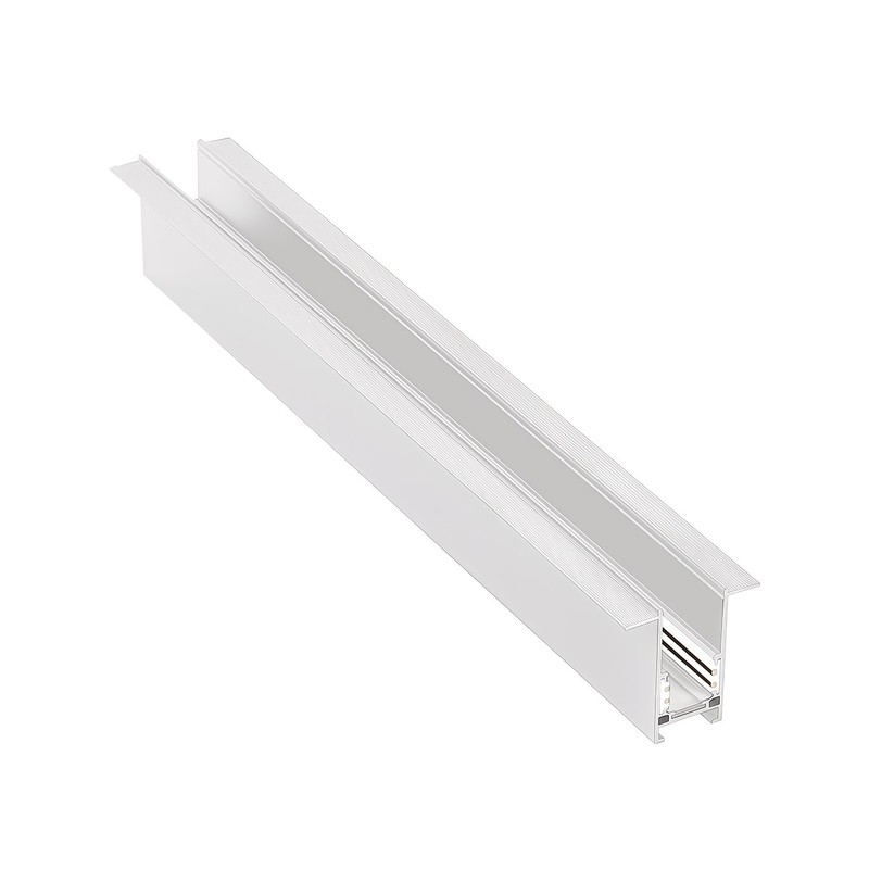 48V 20mm RECESS Track 2M Blanc