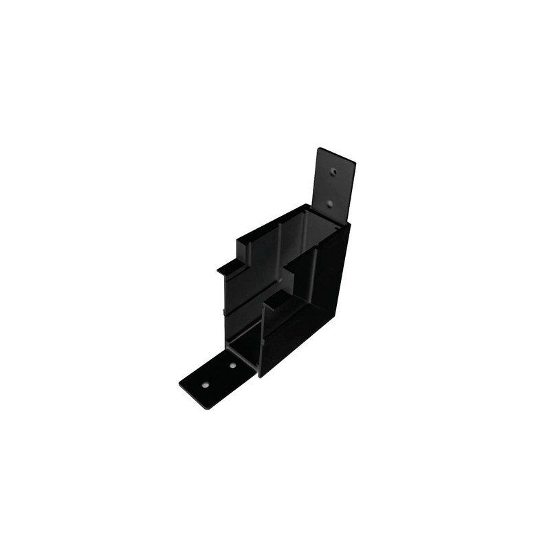 48V 20mm RECESS 90º Vertical couleurner Noir
