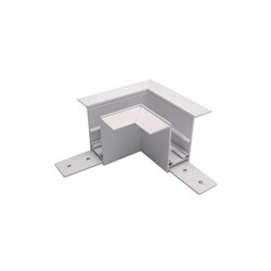 48V 20mm RECESS 90º Horizontal couleurner Blanc