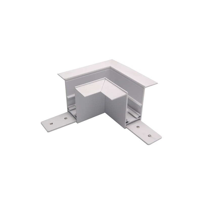 48V 20mm RECESS 90º Horizontal couleurner Blanc