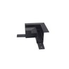 48V 20mm RECESS 90º Horizontal couleurner Noir