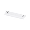 48V 20mm Track Plate Connector Blanc