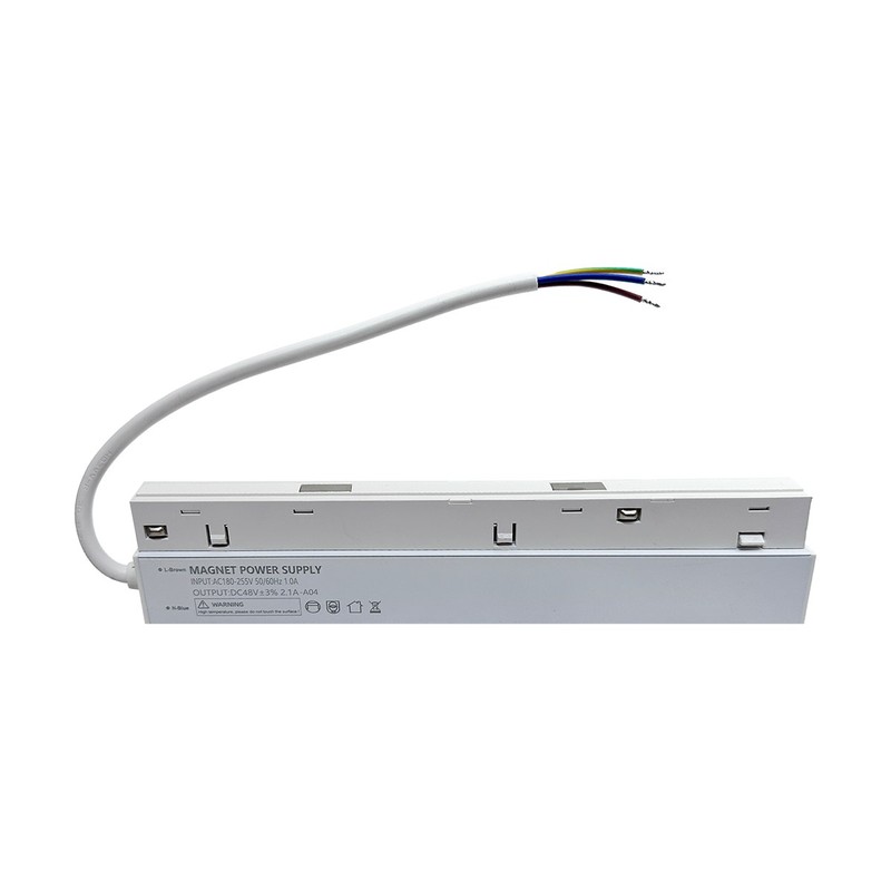 48V 20mm INTRACK Power Supply 100W Blanc