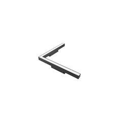 48V 20mm couleurNER OPAL L315xW315 20W 120º 2700K Noir