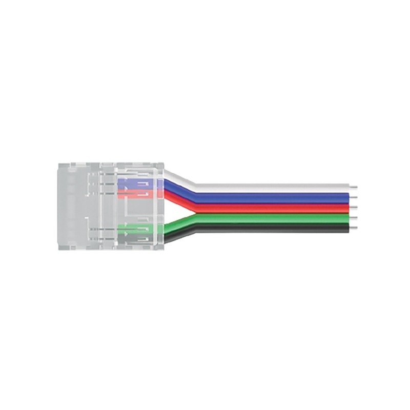 Connecteur + Câble 12 mm IP20 RGBW COB